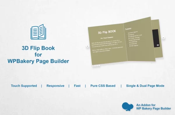 3D Flipbook for WPBakery Page Builder 3.0 GPL Plugins