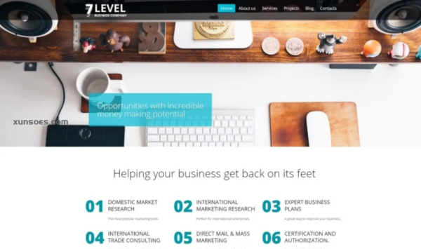7 Level WordPress Theme 1.0.0 GPL Theme