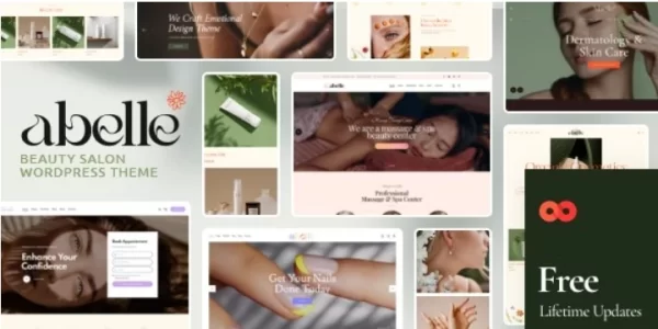 Abelle Beauty Salon Elementor WordPress Theme 1.0 GPL Theme