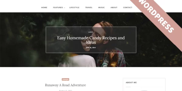 Ablogia Personal Blog WordPress Theme 1.0 GPL Theme