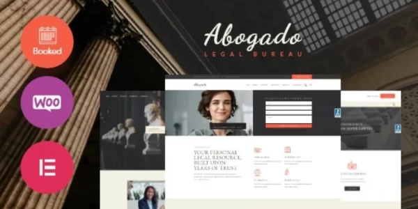 Abogado Lawyer Firm Legal Bureau WordPress Theme 1.5.0 GPL Theme