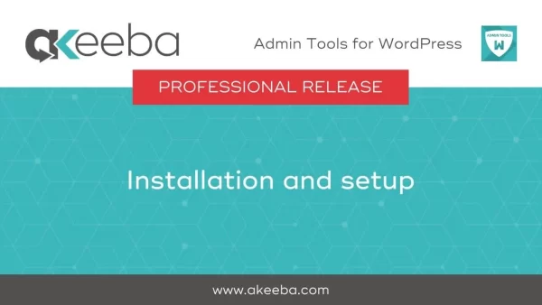 Admin Tools for WordPress 2.7.1 GPL Plugins