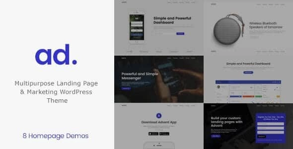 Advent Digital Marketing WordPress Theme 1.3.6 GPL Theme