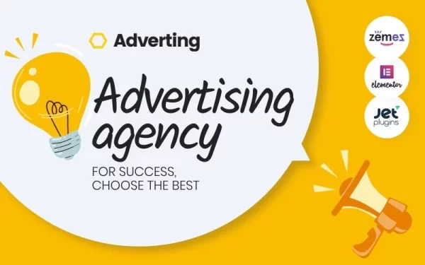 Adverting Advertising Agency Responsive WordPress Theme 1.0.0 GPL Theme