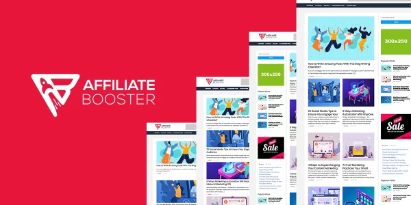 Affiliate Booster Best Theme For Affiliate Marketing With Block 2.0.59 GPL Theme
