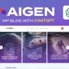 Aigen AI Inspired WordPress Blog Theme 1.2 GPL Theme