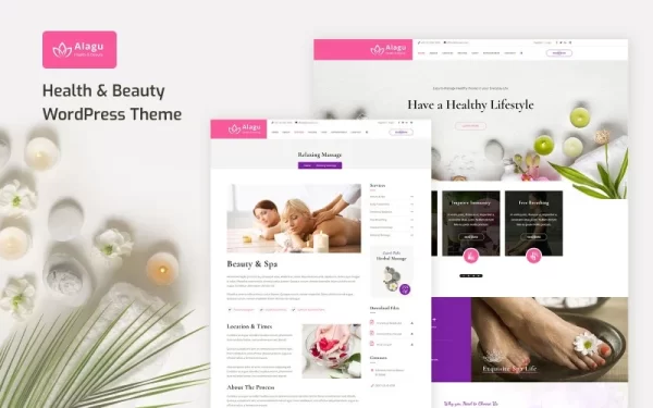 Alagu Beauty Salon WordPress Theme 1.0 GPL Theme
