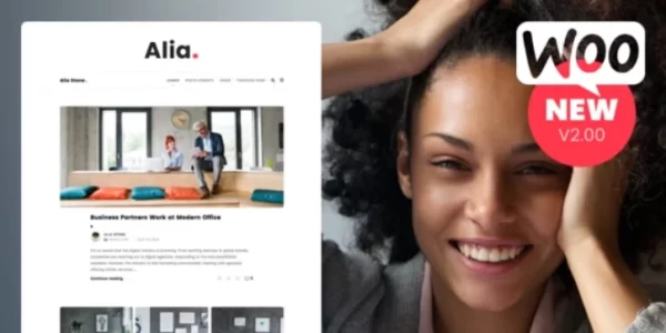 Alia Minimal Personal Blog 2.01 GPL Theme
