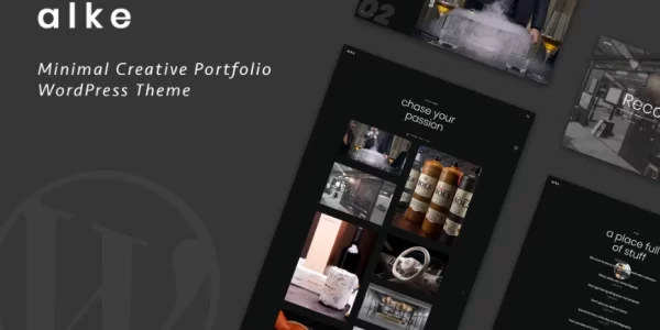 Alke | Minimal Creative Portfolio WordPress Theme 1.0.1 GPL Theme