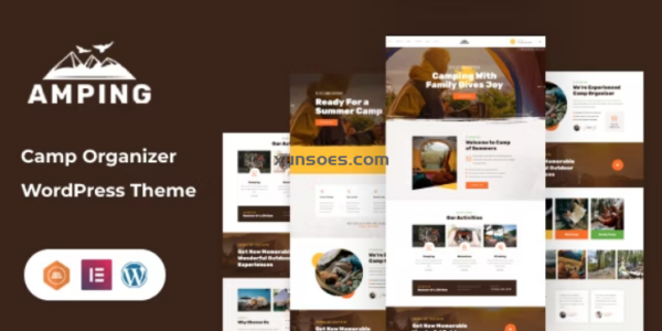 Amping Camp Organizer WordPress Theme 1.3 GPL Theme