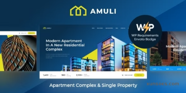 Amuli | Property Real Estate Marketplace WordPress Theme 2.3.0 GPL Theme