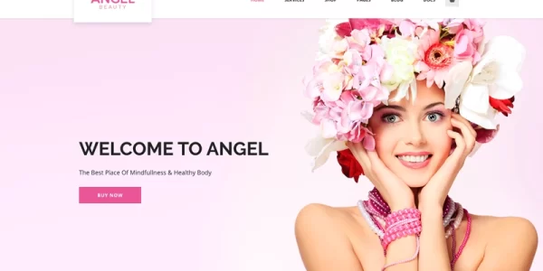 Angel Beauty Salon Store WooCommerce WordPress Elementor Theme WordPress Theme 1.3.3 GPL Theme