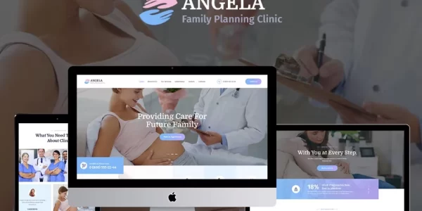 Angela Family Planning Clinic WordPress Theme 1.1.4 GPL Theme