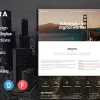 Angora Responsive One Page Parallax WordPress Theme 1.4 GPL Theme