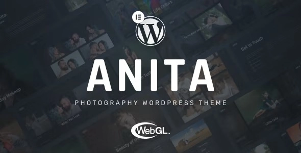 Anita | Photography WordPress Theme 1.0 GPL Theme