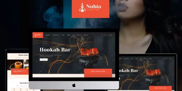 Anubia Alluring Hookah Bar WordPress Theme 1.0.6 GPL Theme