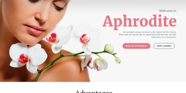 Aphrodite Beauty SPA Salon Responsive WordPress Theme 1.0.0 GPL Theme