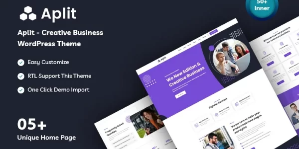 Aplit Creative Business WordPress Theme 1.0.0 GPL Theme