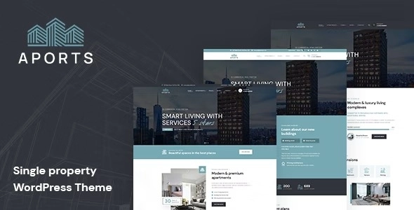 Aports Single Property WordPress Theme 1.0.0 GPL Theme