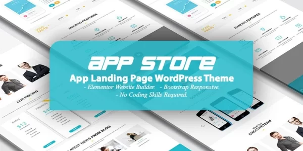 AppStore App Landing Page WordPress Theme 1.0.0 GPL Theme