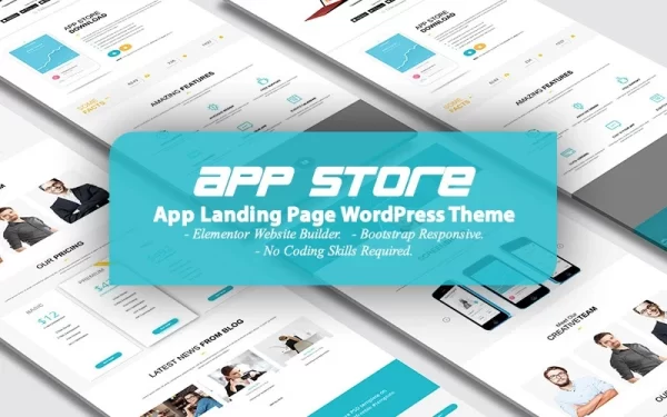 AppStore App Landing Page WordPress Theme 1.0.0 GPL Theme