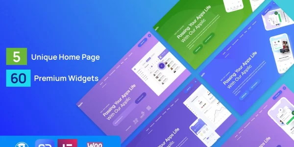 Applic App Landing WordPress Theme 1.4.0 GPL Theme