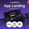 Appwave Innovative and Stylish App Landing Page WordPress Theme 1.0.0 GPL Theme