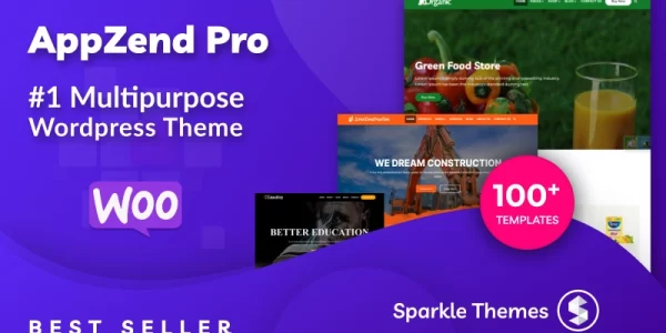 Appzend Pro Multipurpose WordPress Themes 1.0.5 GPL Theme