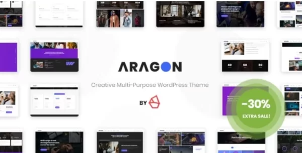 Aragon Creative Multi-Purpose WordPress Theme 3.0 GPL Theme