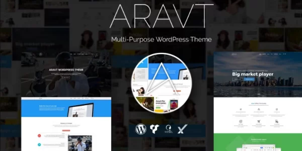 Aravt Creative MultiPurpose WordPress Theme 1.4 GPL Theme