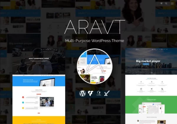 Aravt Creative MultiPurpose WordPress Theme 1.4 GPL Theme