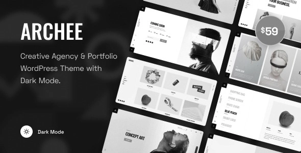 Archee Creative Agency Portfolio WordPress Theme 1.0.3 GPL Theme