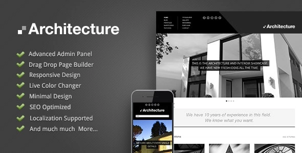Architecture WordPress Theme 1.2.0 GPL Theme