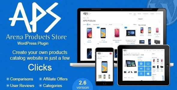 Arena Products Store WordPress Plugin 3.1 GPL Plugins