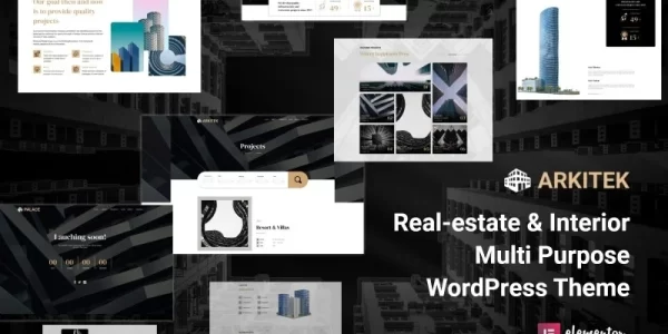 Arkitek Architecture and Interior Responsive WordPress Theme 1.0.0 GPL Theme