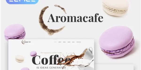 Aromacafe Coffee Shop WordPress Elementor Theme 1.0.0 GPL Theme