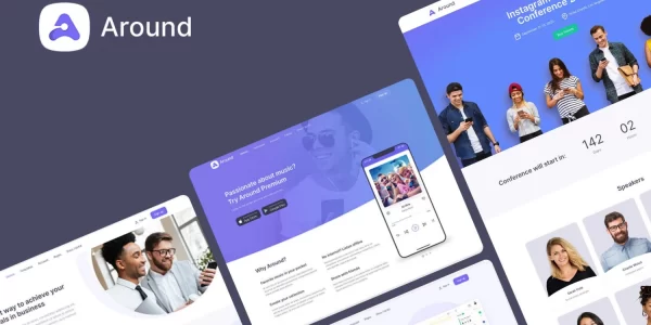 Around Multipurpose Business WordPress Theme 1.0.4 GPL Theme