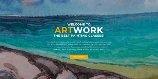 Art School Responsive WordPress Theme 1.0.0 GPL Theme