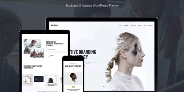 Artrium Creative Agency Web Studio WP Theme 1.0.8 GPL Theme