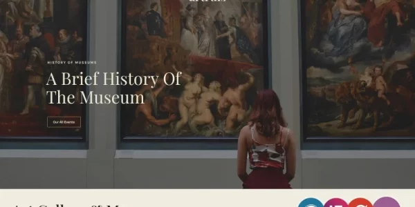 Artruls Gallery Museum WordPress Theme 1.0.0 GPL Theme