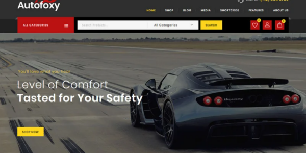 Autofoxy Auto Parts Store WooCommerce Theme 1.0.0 GPL Theme
