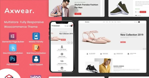 Axwear Fashion Multipurpose WooCommerce Theme 1.0 GPL Theme