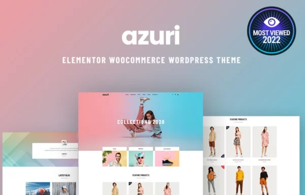 Azuri WooCommerce WordPress Theme 1.0 GPL Theme