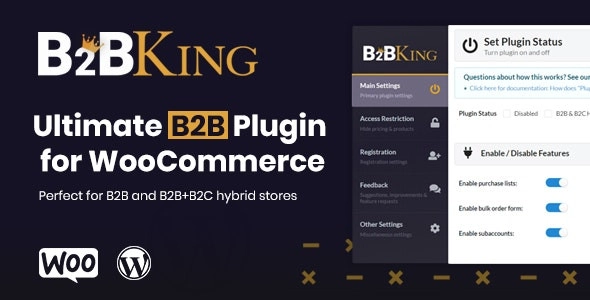 B2BKing The Ultimate WooCommerce B2B Wholesale Plugin 5.1.25 GPL Plugins