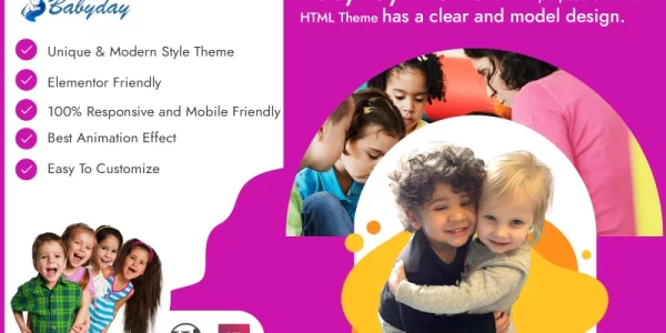 Babyday Child Care WordPress Theme WordPress Theme 1.0.0 GPL Theme