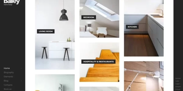 Bailey Furniture Interior Design WordPress Theme 1.0.0 GPL Theme