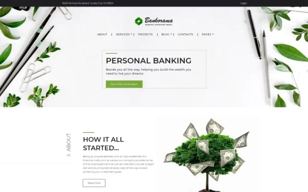 Bankorama Bank WordPress theme WordPress Theme 1.0.0 GPL Theme