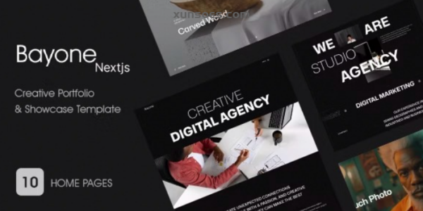 Bayone Creative Agency Portfolio WordPress Theme 1.0.2 GPL Theme