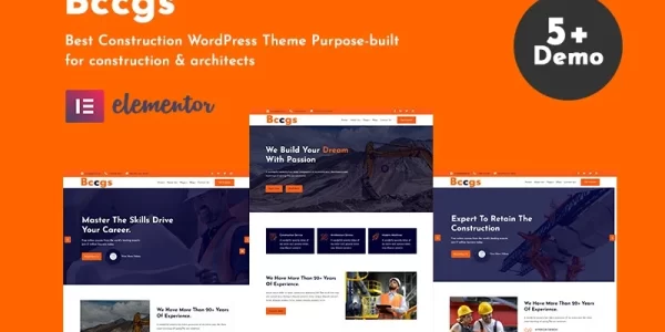 Bccgs- Construction WordPress Theme 1.0.0 GPL Theme