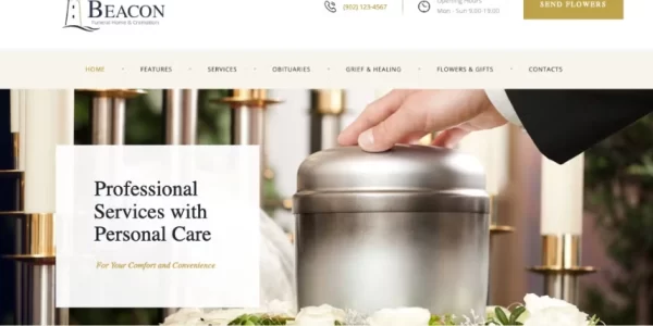 Beacon | Funeral Home WordPress Theme 2.2 GPL Theme